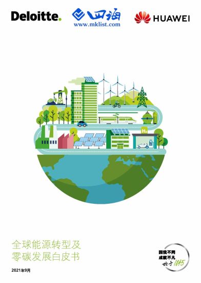 全球能源转型及零碳发展白皮书（2021）-华为-四海清单