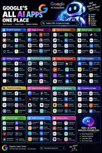 🚀 GOOGLE AI MASTER LIST-四海清单